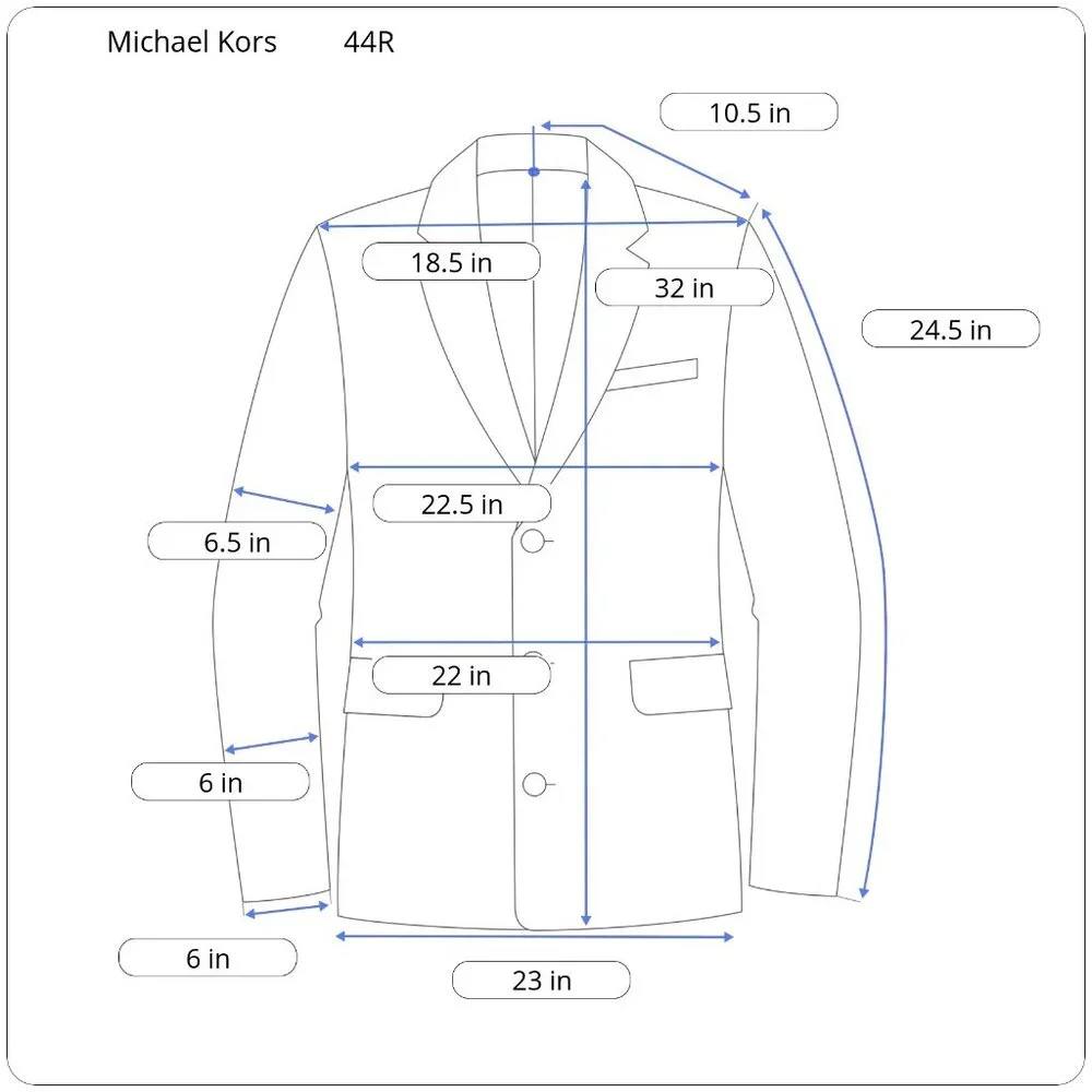 Michael Kors Modern Fit Patterned Sport Coat